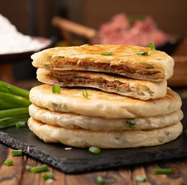 香酥牛肉饼